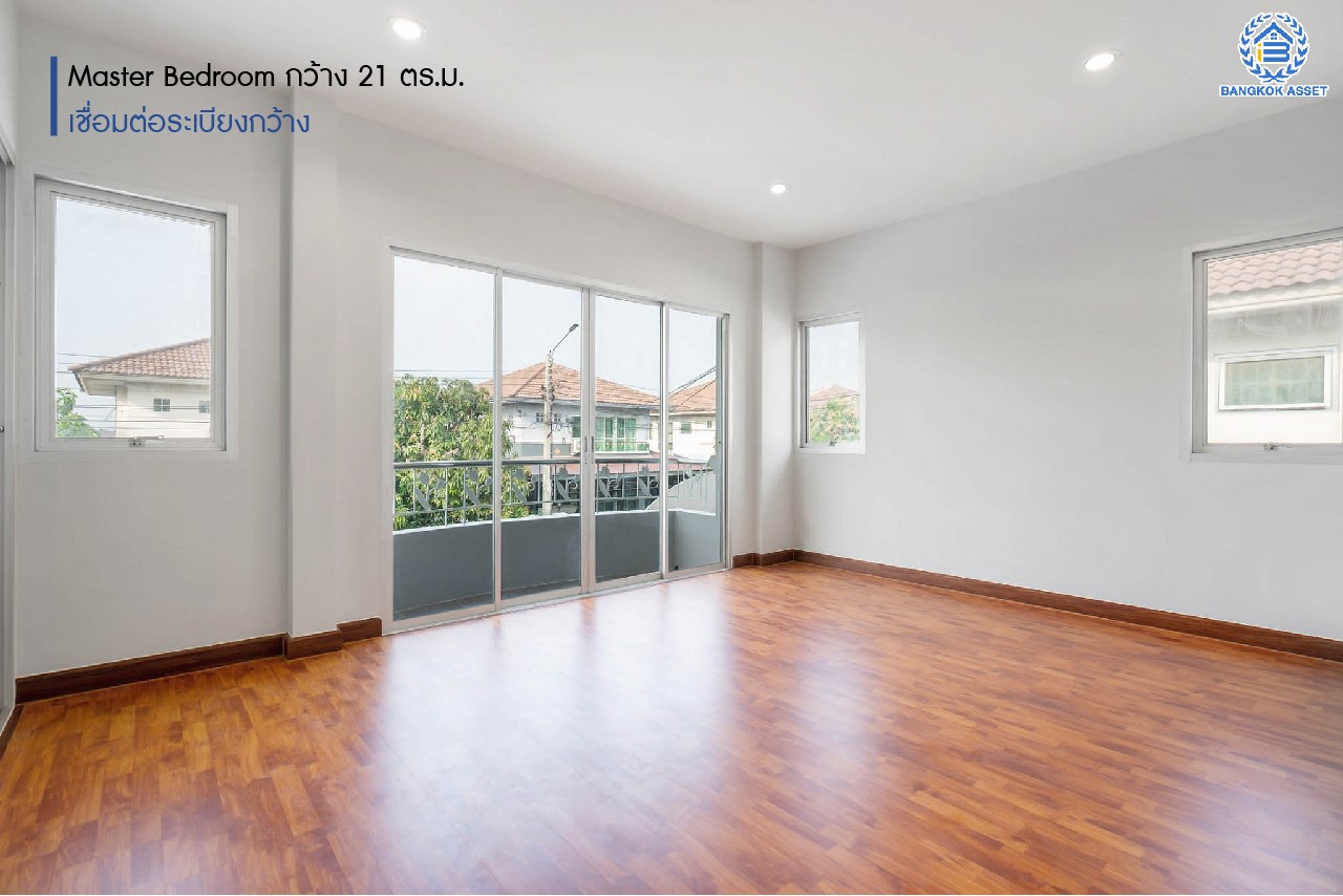 บ้านมือสองตกแต่งใหม่ ม.ศุภาลัยวิลล์ วงแหวน-รัตนาธิเบศร์ เนื้อที่ 51.1 ตร.ว. ฟังก์ชันจัดเต็ม 4 ห้องนอน 2 ห้องน้ำ 2 ที่จอดรถ Master Bedroom พร้อม Walk- in Closet ตอบโจทย์ทุกการเข้าอยู่ บนทำเลเดินทางสะดวก ใกล้ ถ.กาญจนาภิเษก เซ็นทรัลเวสต์เกต และรถไฟฟ้า "สถานีคลองบางไผ่